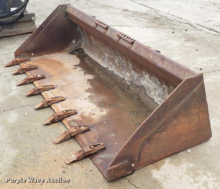 image for item DD4113 (2) skid steer buckets