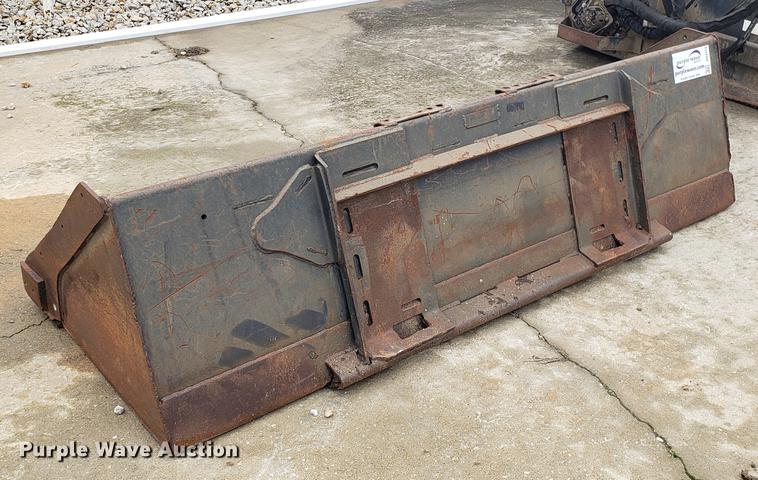 image for item DD4113 (2) skid steer buckets