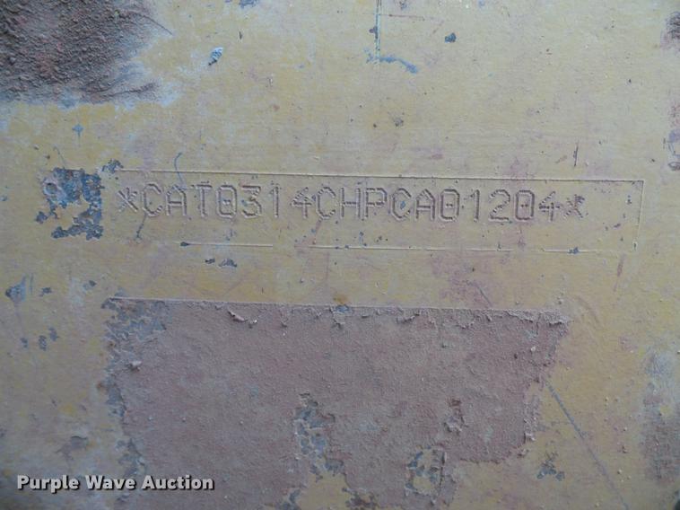 image for item DD6025 2006 Caterpillar 314C LCR excavator