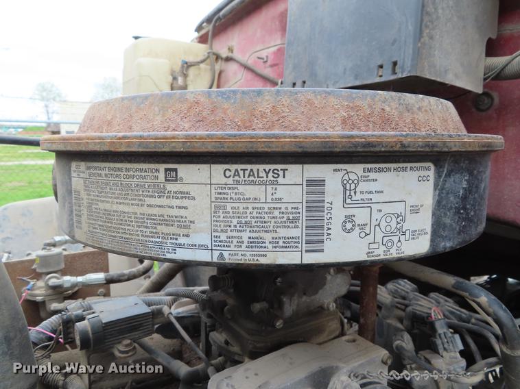 image for item DE3413 1996 GMC TopKick C5500 roll off container truck