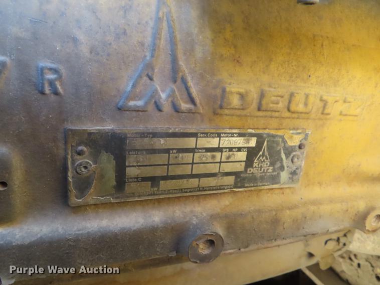 image for item DE3481 1986 Bomag GW213PDB single drum vibratory roller