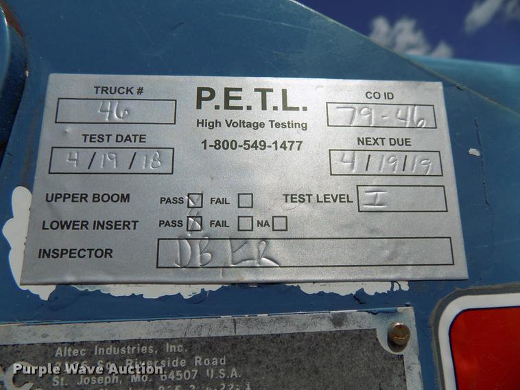 image for item DE7662 2008 Ford F550 Super Duty XL bucket truck