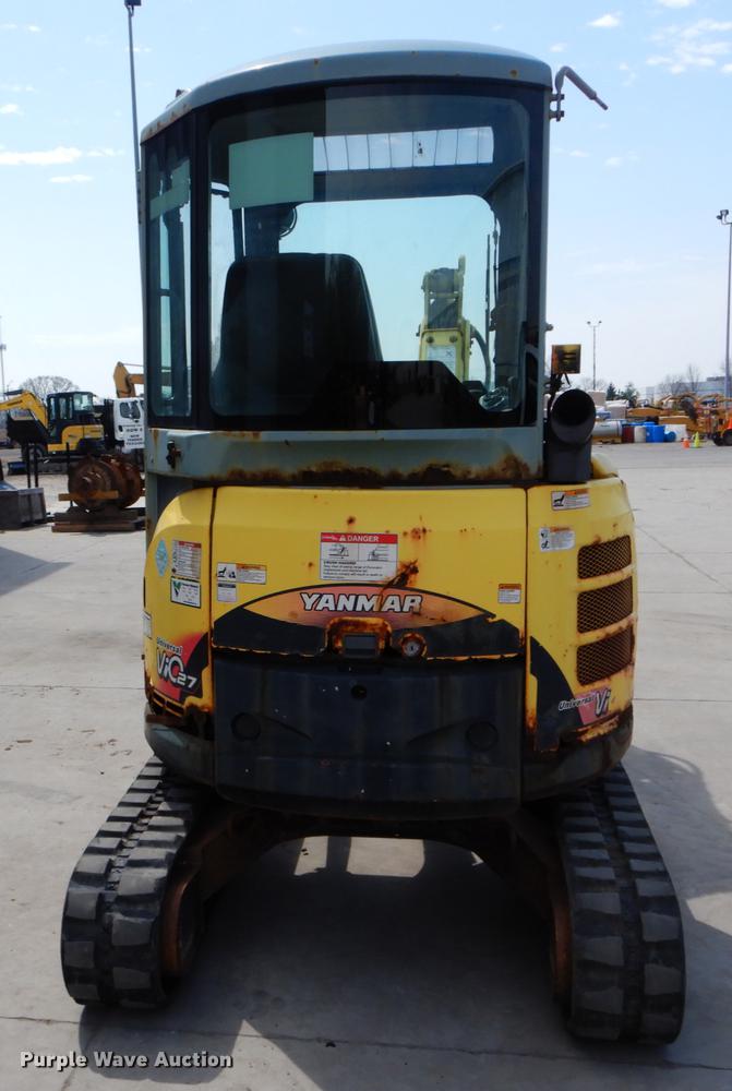 image for item DE8312 Yanmar VI027 mini excavator