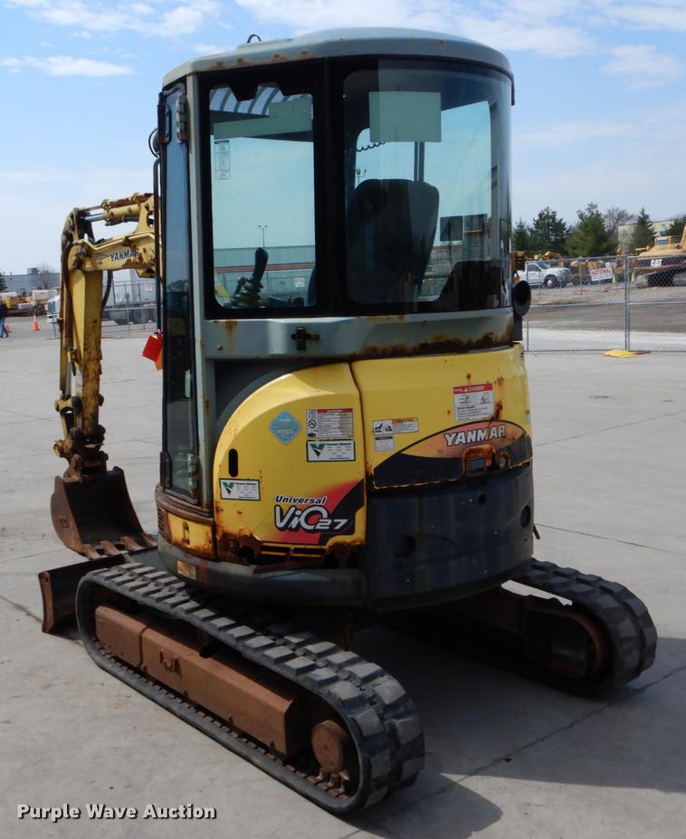 image for item DE8312 Yanmar VI027 mini excavator