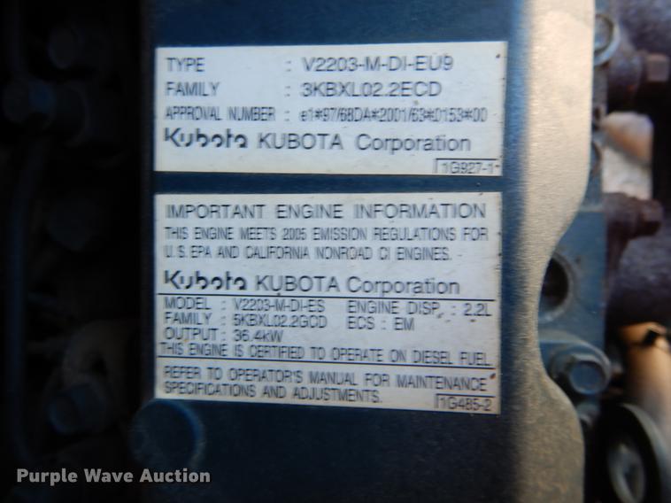 image for item DE8346 2005 Bobcat 430 mini excavator