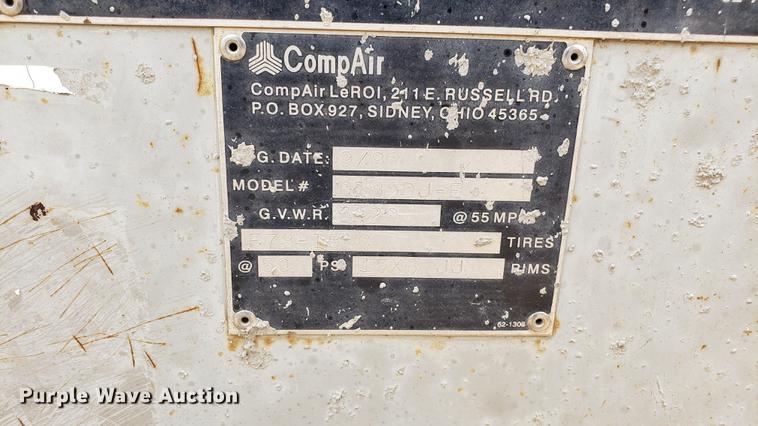 image for item DF3474 Leroi 185 air compressor