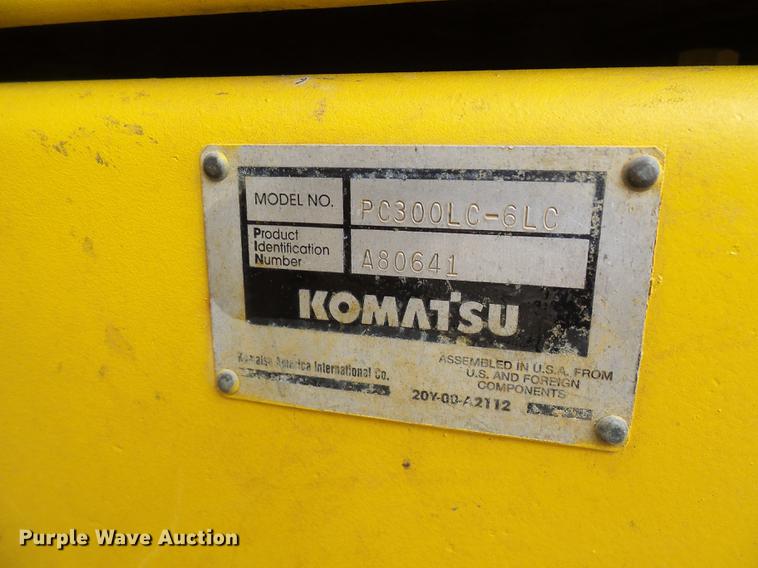 image for item DF7204 1997 Komatsu PC300LC excavator