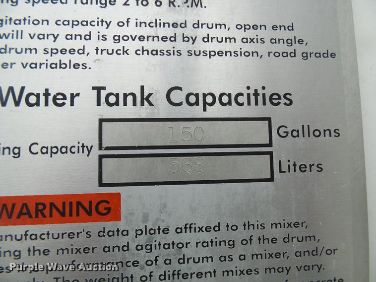 image for item DF7222 2001 Sterling L-Line ready mix truck