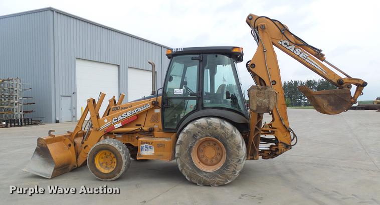 image for item DF7231 2007 Case 590 Super M backhoe