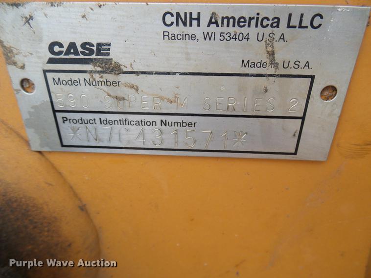 image for item DF7231 2007 Case 590 Super M backhoe