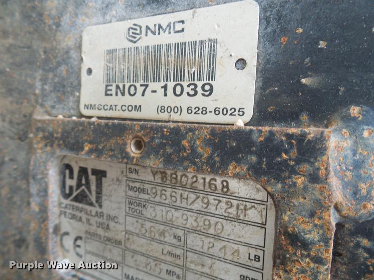 image for item DF7245 Caterpillar 966H/972H quick attach