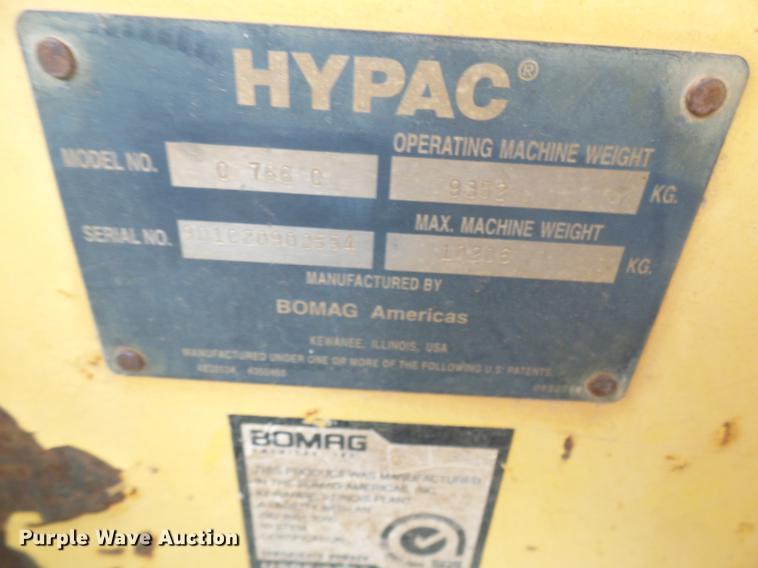 image for item DF7250 Hypac C766C vibratory double drum roller