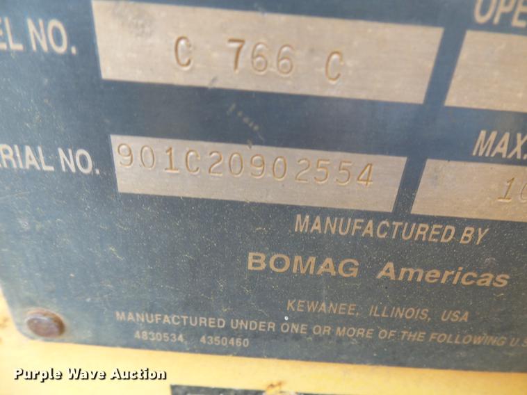 image for item DF7250 Hypac C766C vibratory double drum roller