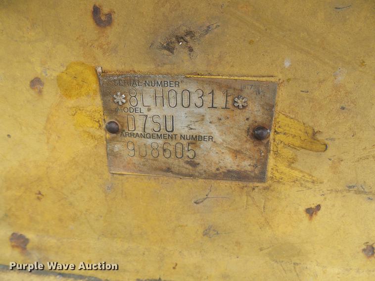 image for item DF7263 1993 Caterpillar D7H Series II dozer