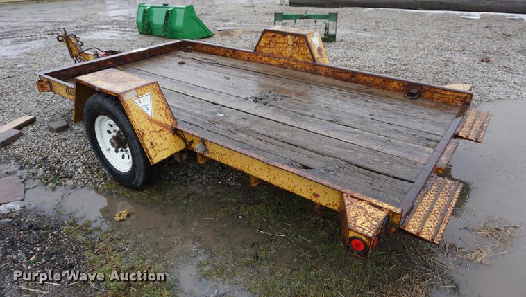 image for item DF7618 1995 Redi Haul tilt deck utility trailer