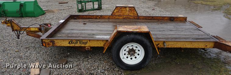 image for item DF7618 1995 Redi Haul tilt deck utility trailer