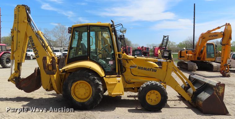 image for item DF7812 2003 Komatsu WB150 backhoe