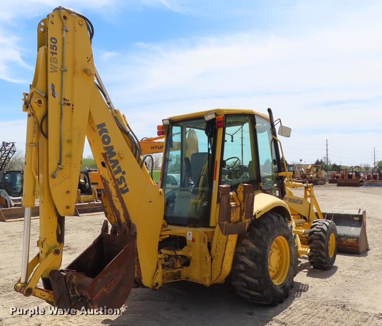 image for item DF7812 2003 Komatsu WB150 backhoe
