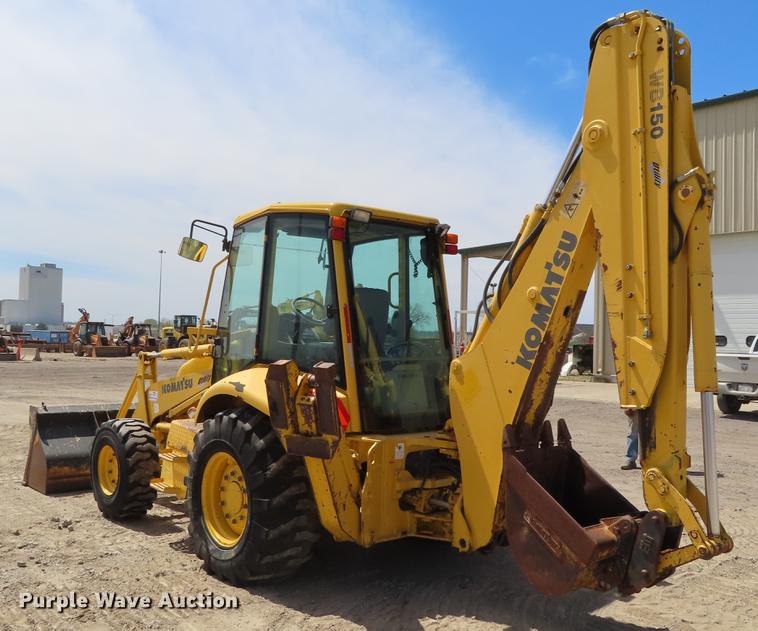 image for item DF7812 2003 Komatsu WB150 backhoe