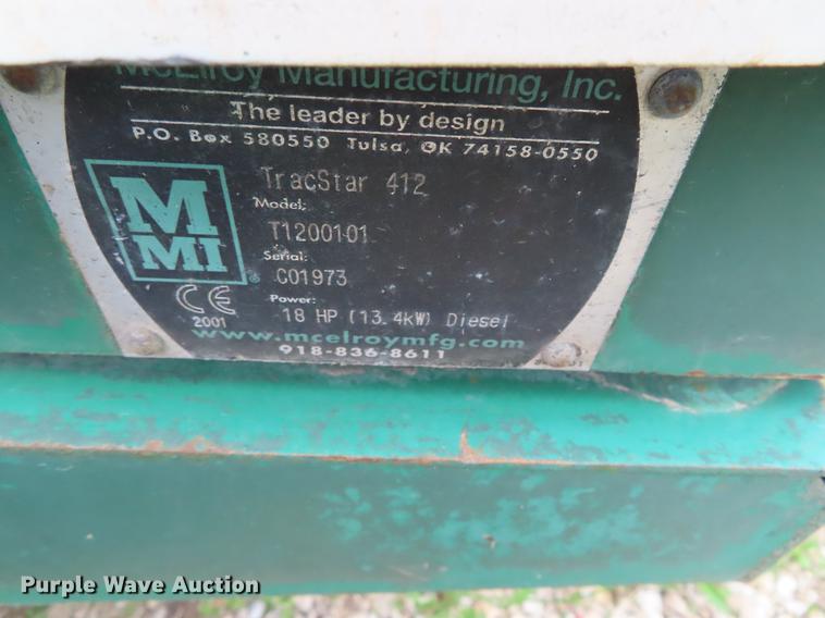 image for item DF7823 Mcelroy TracStar 412 fusion machine