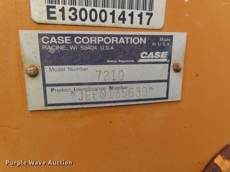 image for item DF7824 2003 Case 721D wheel loader
