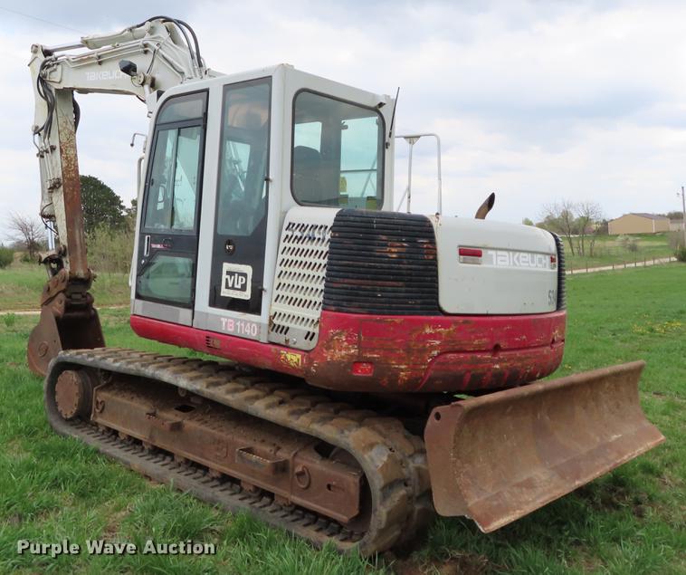 image for item DF7825 2007 Takeuchi TB1140 mini excavator