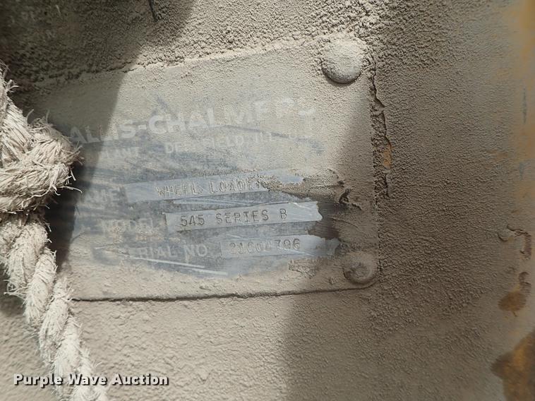 image for item DF8820 Fiat-Allis 545B wheel loader