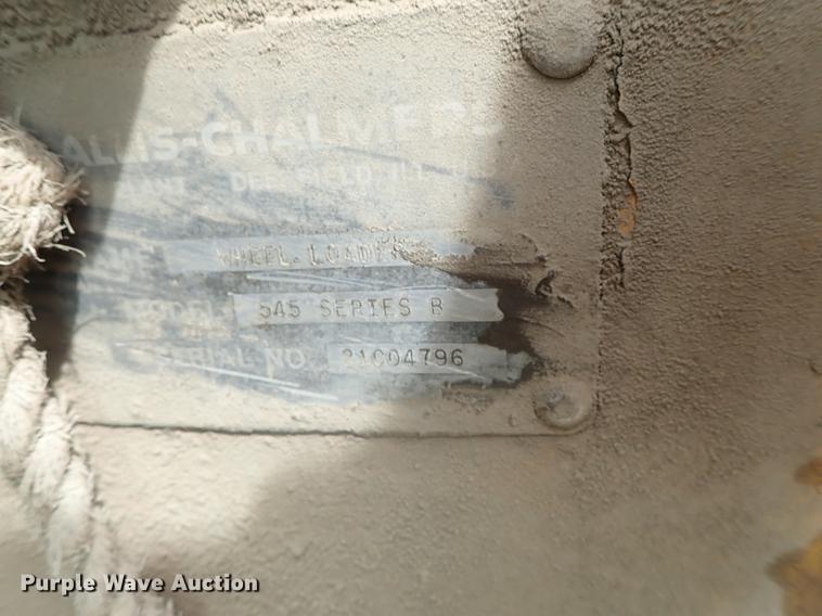 image for item DF8820 Fiat-Allis 545B wheel loader