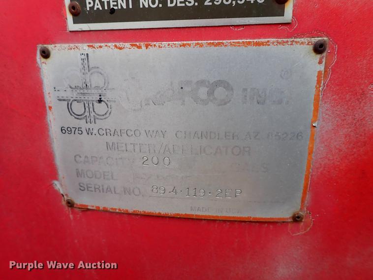 image for item DF8822 Crafco melter applicator