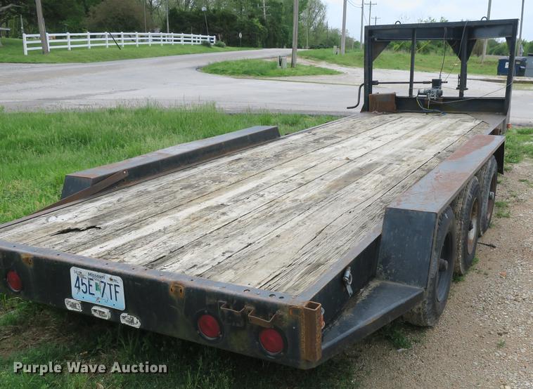 image for item EO9479 1975 shop built equipment trailer