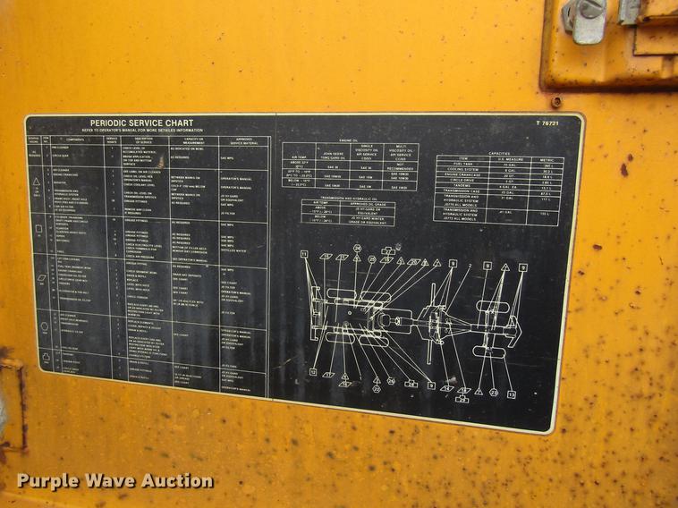 image for item EU9615 1985 John Deere 770AH motor grader