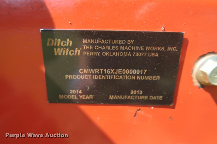 image for item FE9607 2014 Ditch Witch RT16 trencher