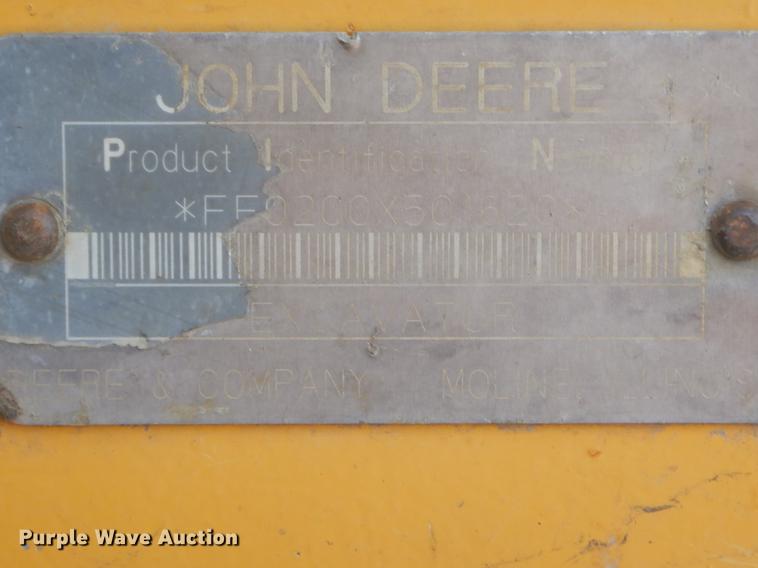 image for item FH9252 1997 John Deere 200LC excavator