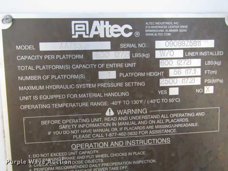 image for item FJ9672 2009 International DuraStar 4300 bucket truck