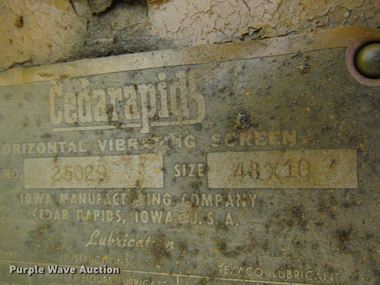 image for item FJ9676 Cedarapids crushing plant