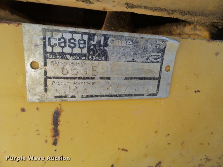 image for item FM9284 1992 Case 550E dozer