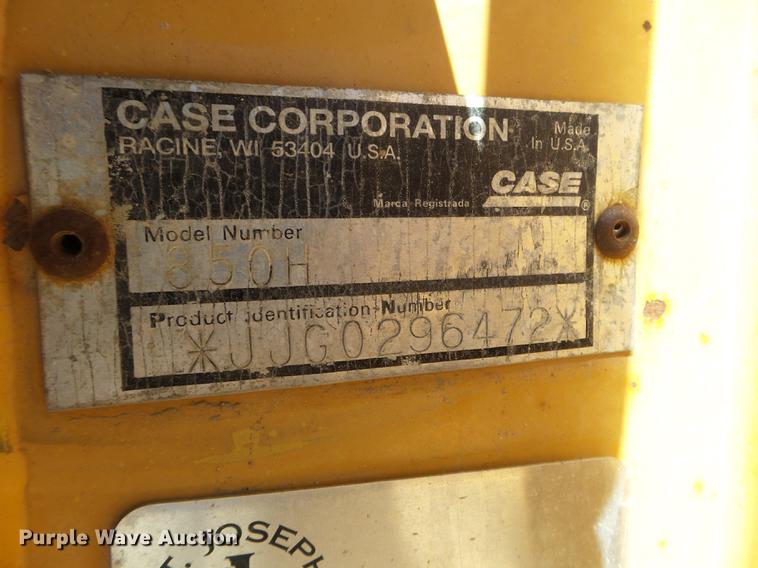 image for item FM9286 2001 Case 850H dozer
