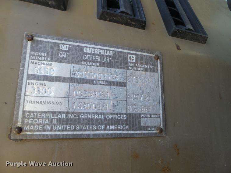 image for item FM9289 1994 Caterpillar 615C Series II elevating scraper