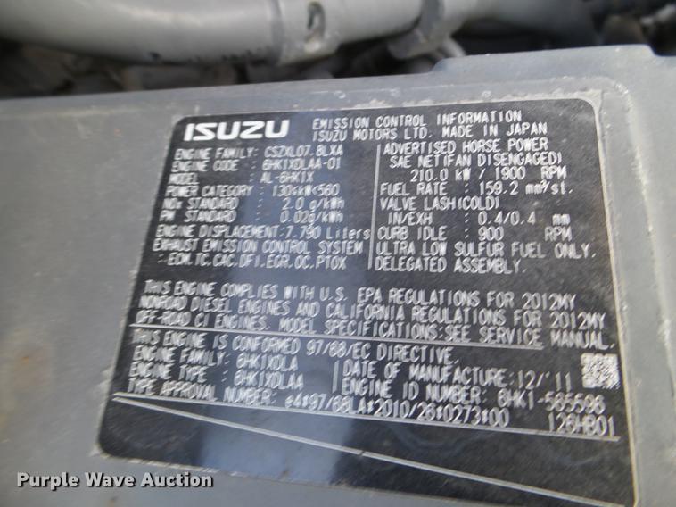 image for item FM9291 2012 Hitachi ZX350LC-5N excavator