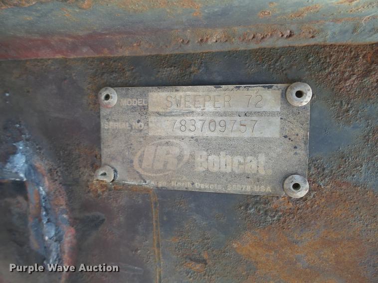 image for item FM9299 Bobcat skid steer sweeper