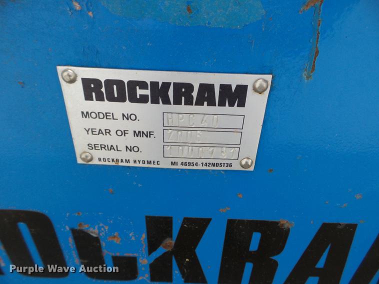 image for item FM9314 2006 Rock Ram HPC40 plate compactor