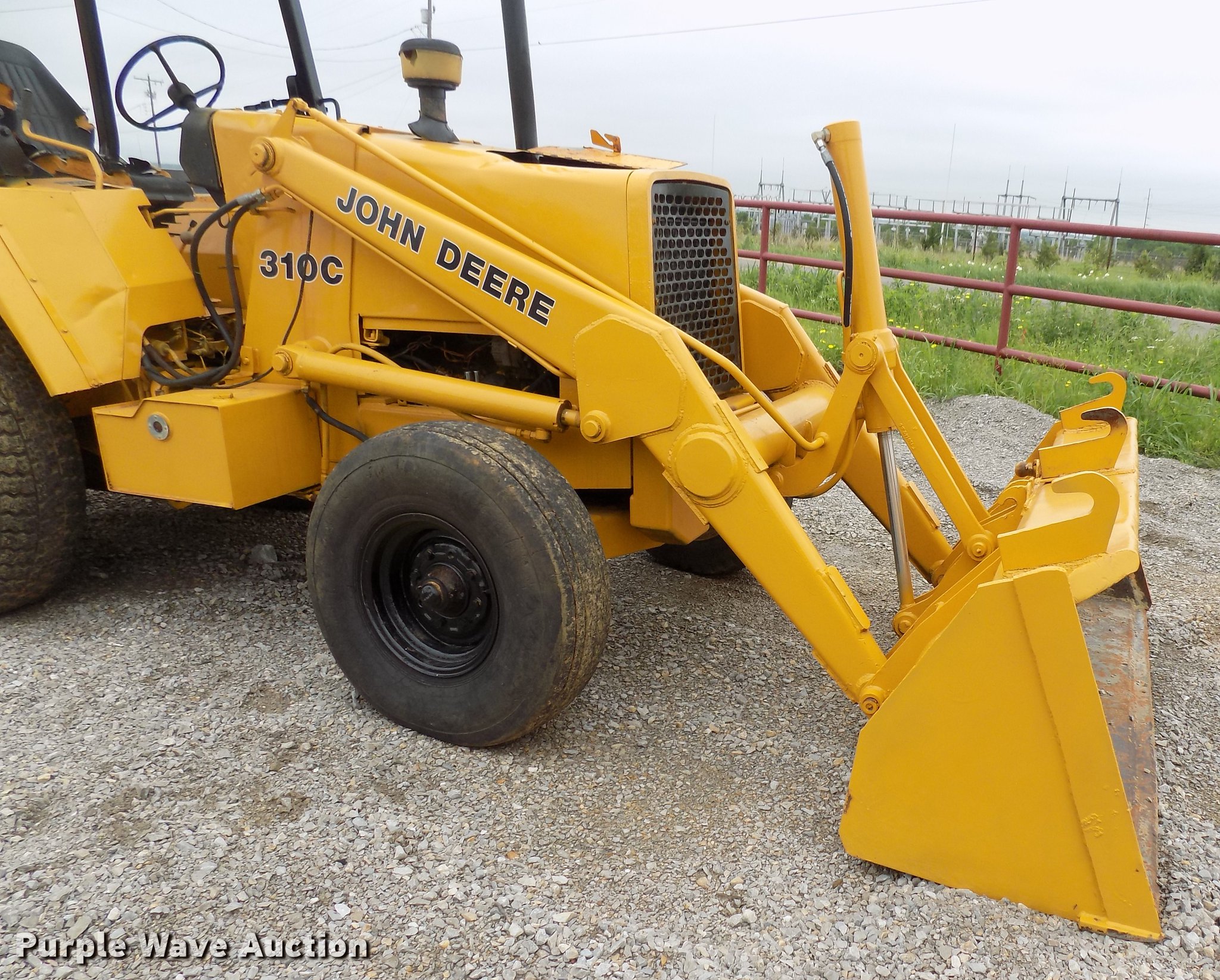 John Deere 310C backhoe in Ardmore, OK Item DB9701 sold Purple Wave