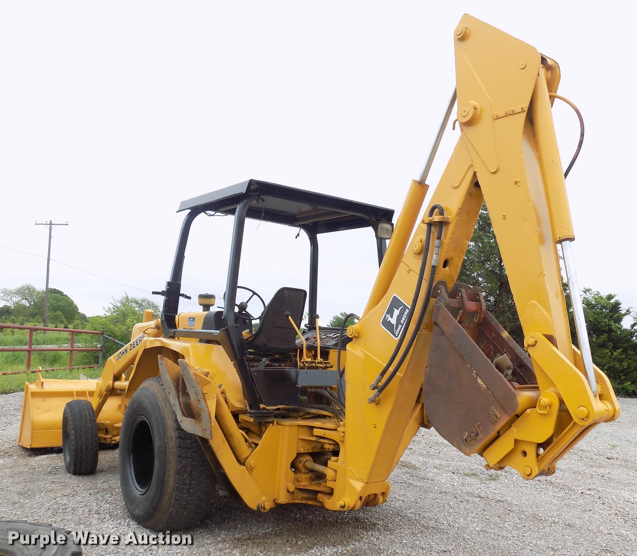 John Deere 310C backhoe in Ardmore, OK Item DB9701 sold Purple Wave