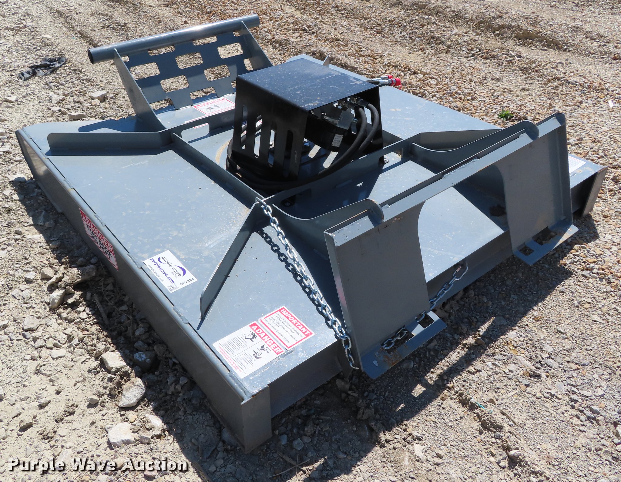 Skid steer mower in Tonganoxie, KS Item DF7804 sold Purple Wave