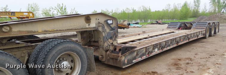 image for item DE3401 2014 Kaufman FR55DT-25K-43 lowboy equipment trailer