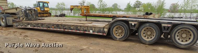 image for item DE3401 2014 Kaufman FR55DT-25K-43 lowboy equipment trailer