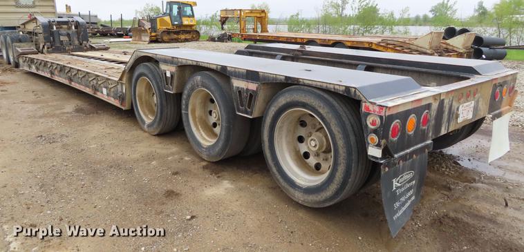image for item DE3401 2014 Kaufman FR55DT-25K-43 lowboy equipment trailer