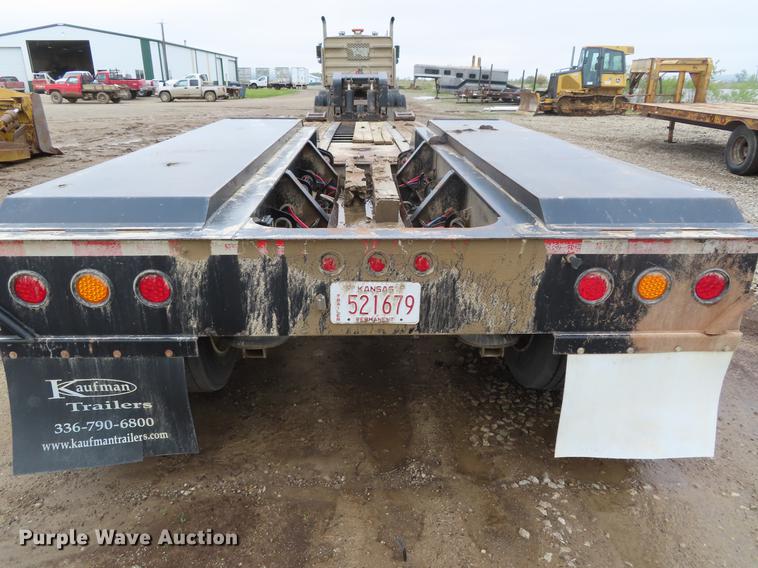 image for item DE3401 2014 Kaufman FR55DT-25K-43 lowboy equipment trailer