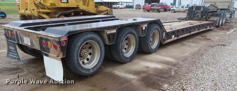 image for item DE3401 2014 Kaufman FR55DT-25K-43 lowboy equipment trailer