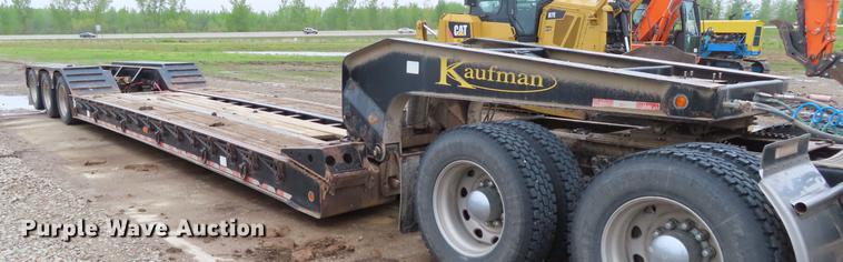 image for item DE3401 2014 Kaufman FR55DT-25K-43 lowboy equipment trailer